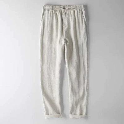 Heren Linnen Broek met Italiaans Design