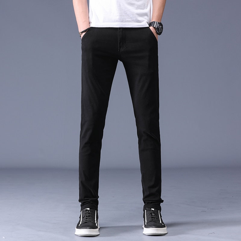 Heren Slim Fit Broek Modern