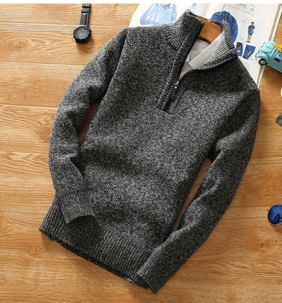 Heren Half-zip Sweater met Tijdloze Look