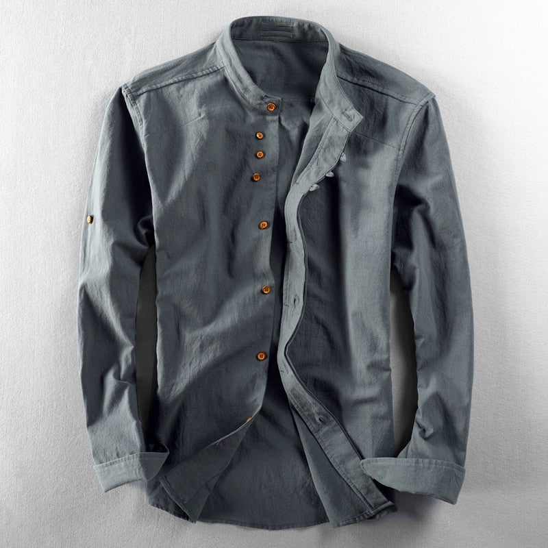 Heren Shirt met Kleurverloop en Klassieke Look