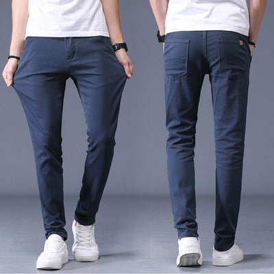 Heren Slim Fit Broek Modern