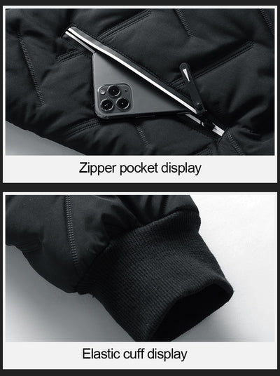 Heren Bomber Winterjas Warm