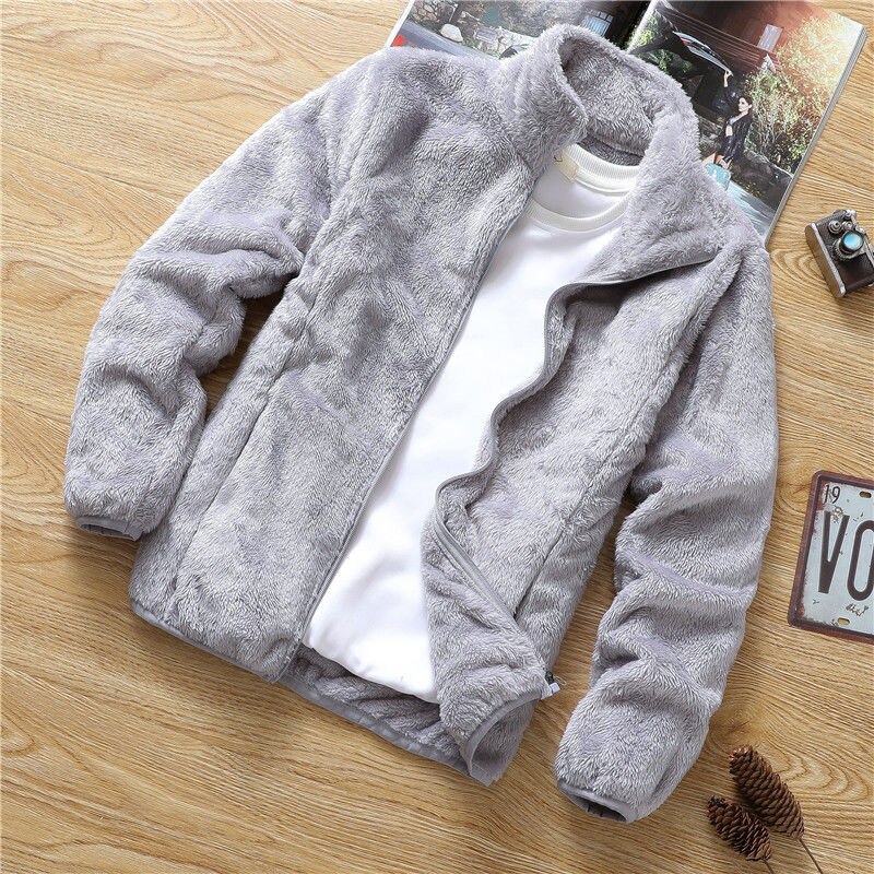 Heren Velvet Jas Casual Fit