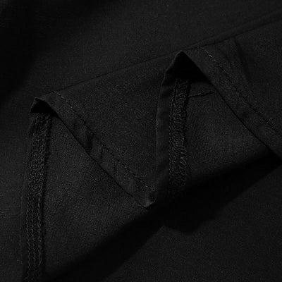 Heren Koreaanse Loose Fit Overhemd met Lange Mouw