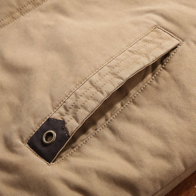 Heren Denim Jas Met Fleecevoering
