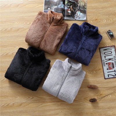 Heren Velvet Jas Casual Fit