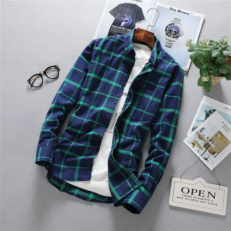 Heren Overhemd Lange Mouw Oxford