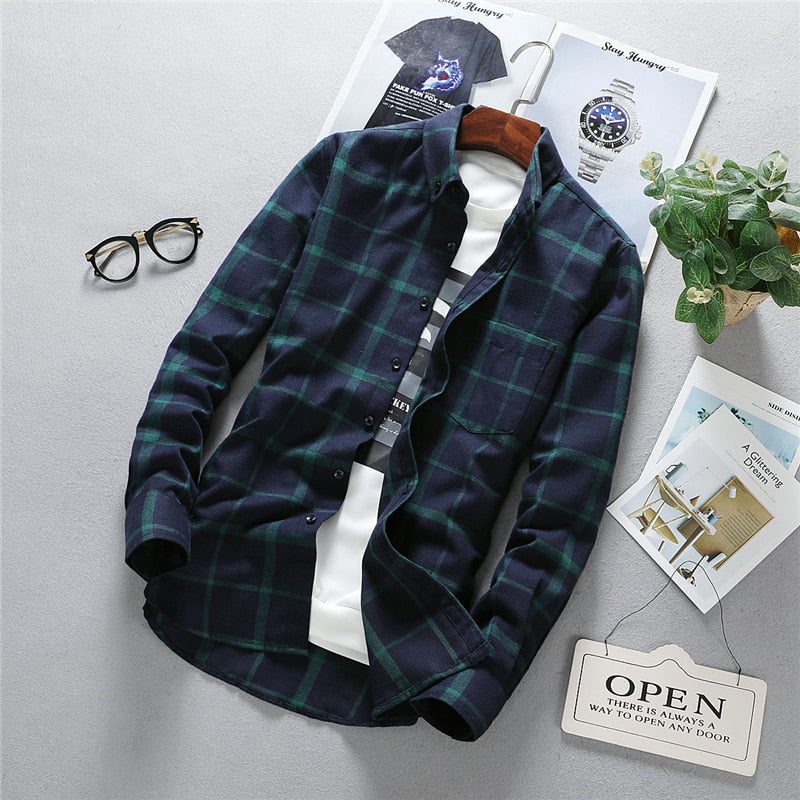 Heren Overhemd Lange Mouw Oxford