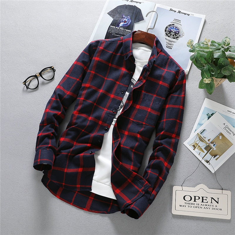 Heren Overhemd Lange Mouw Oxford