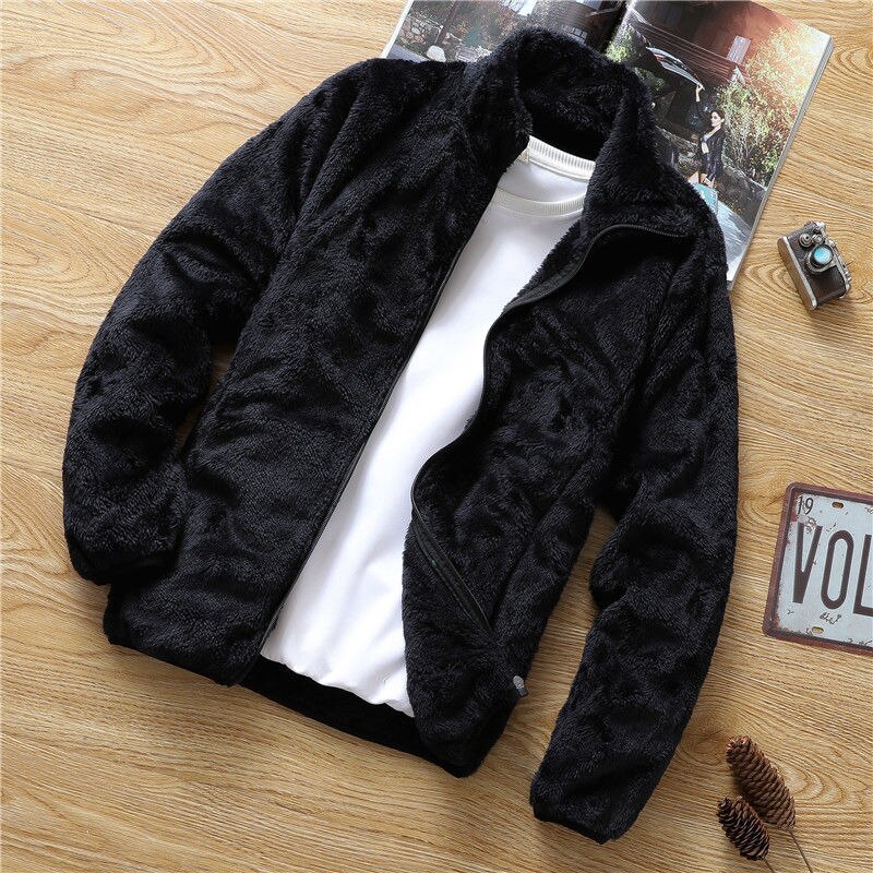 Heren Velvet Jas Casual Fit