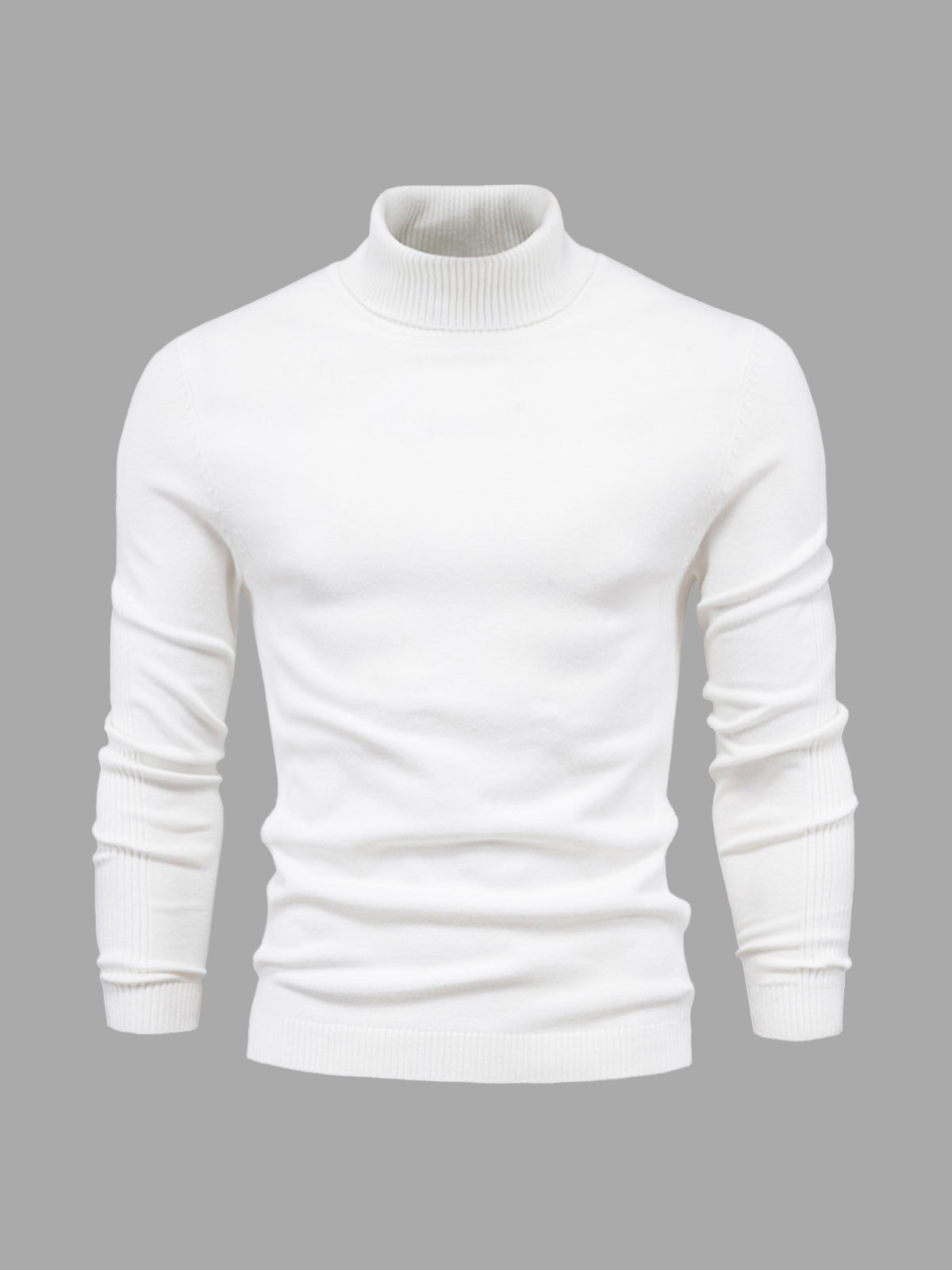 Heren turtleneck sweater katoen