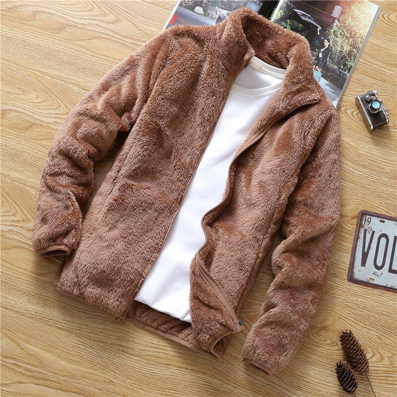 Heren Velvet Jas Casual Fit