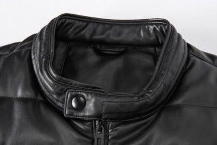 Heren Slim Premium Jas Zwart
