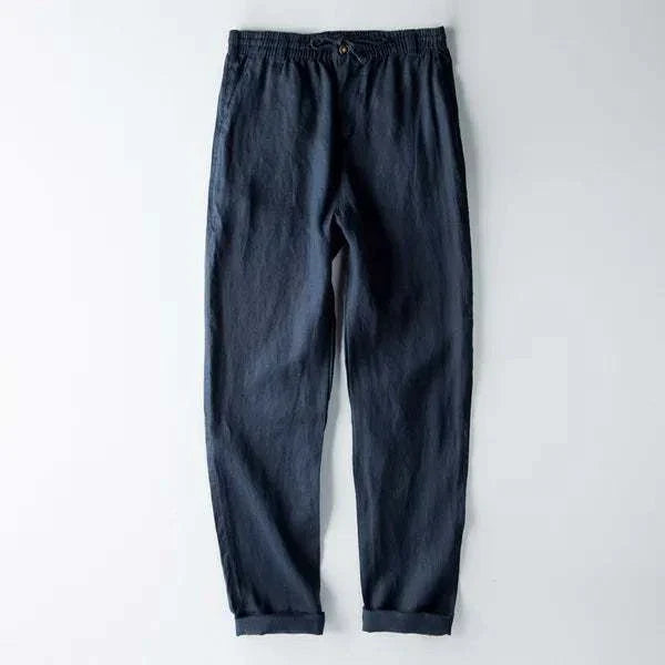 Heren Linnen Broek met Italiaans Design