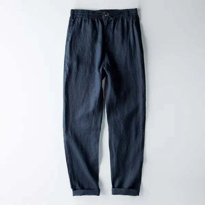 Heren Linnen Broek met Italiaans Design