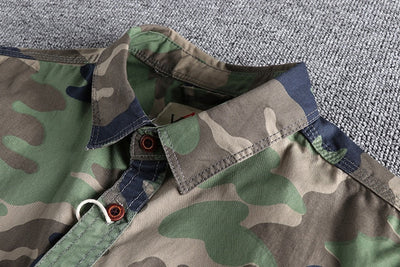 Heren Camouflage Cargoshirt