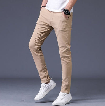 Heren Slim Fit Broek Modern
