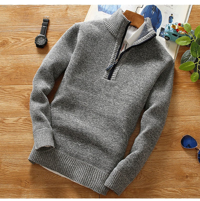 Heren Half-zip Sweater met Tijdloze Look
