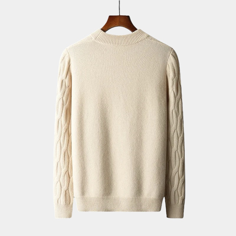 Heren sweater in zacht katoen