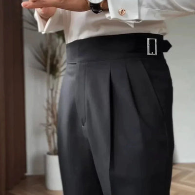 Heren high waisted tailored trousers