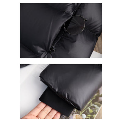 Dames down winter jacket waterproof