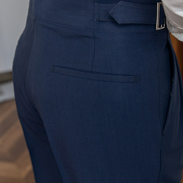 Heren high waisted tailored trousers