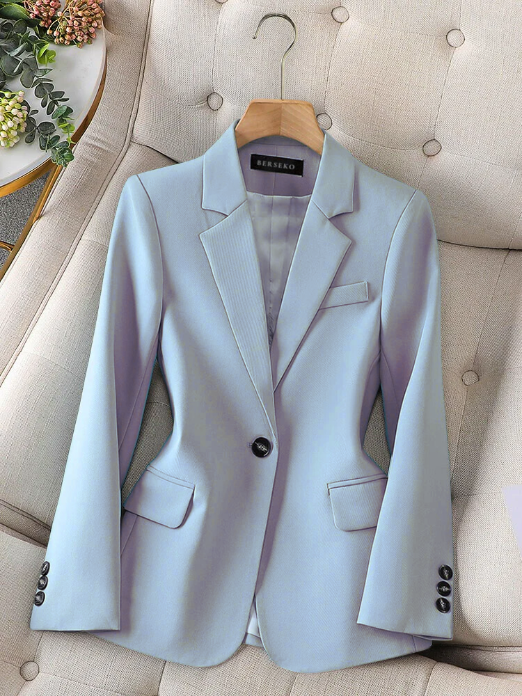 Dames Blazer Met Tailored Fit