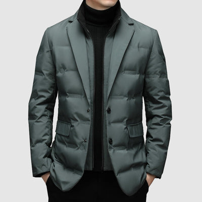 Heren jas met tailored fit design