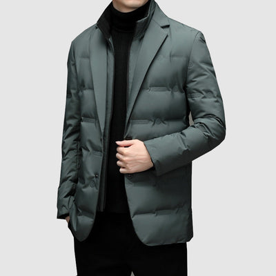 Heren jas met tailored fit design