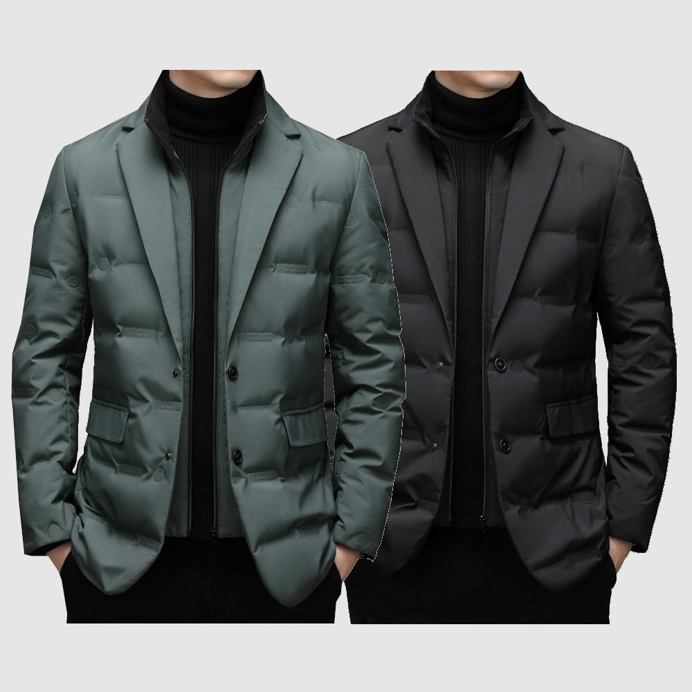 Heren jas met tailored fit design