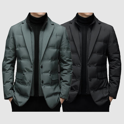 Heren jas met tailored fit design