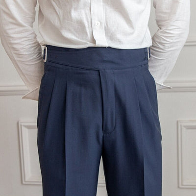 Heren high waisted tailored trousers