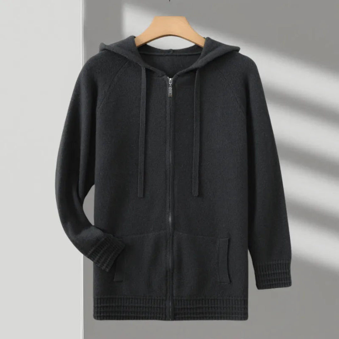 Heren Hoodie met Volledige Ritssluiting