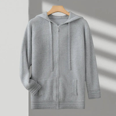 Heren Hoodie met Volledige Ritssluiting