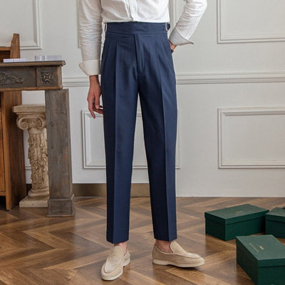 Heren high waisted tailored trousers