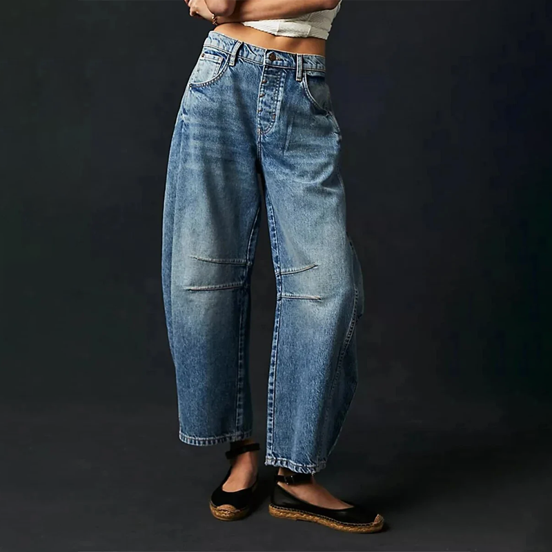 Dames Jeans met Wijde Pasvorm