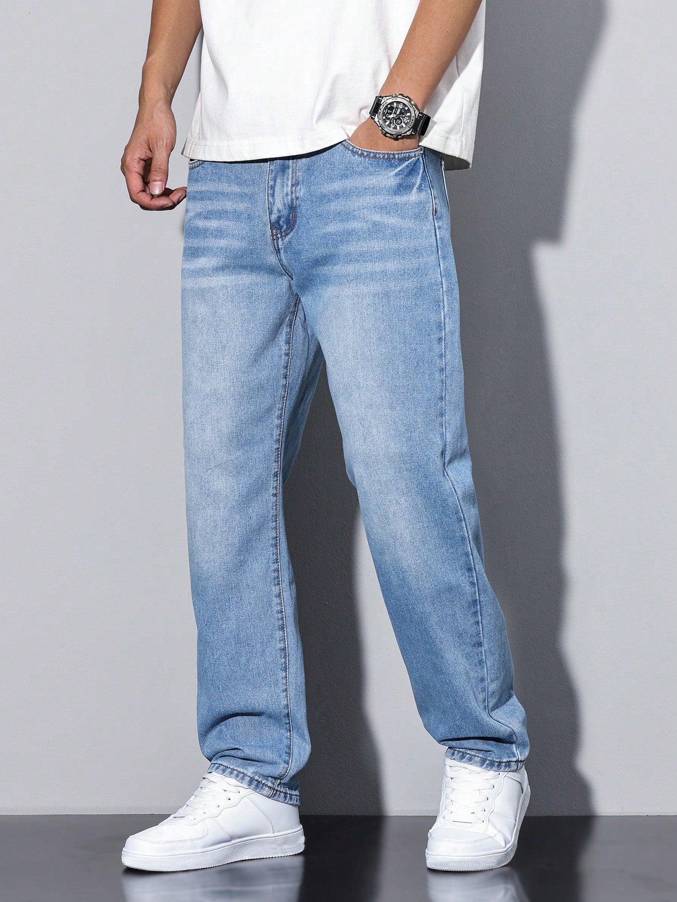 Men’s denim pants relaxed fit