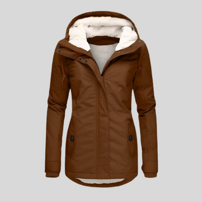 Dames winterjas waterdicht met capuchon