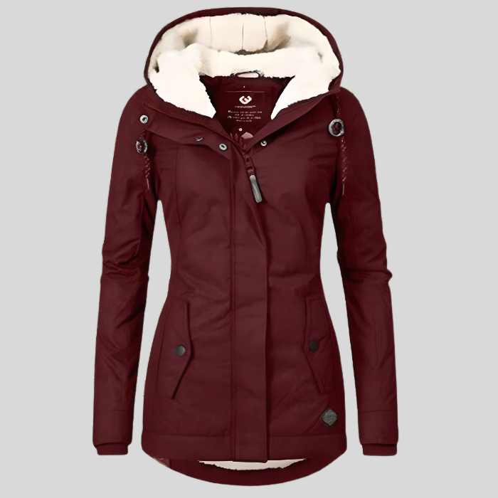 Dames winterjas waterdicht met capuchon