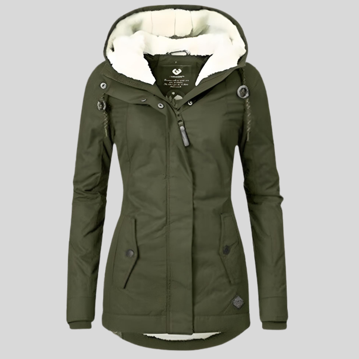 Dames winterjas waterdicht met capuchon