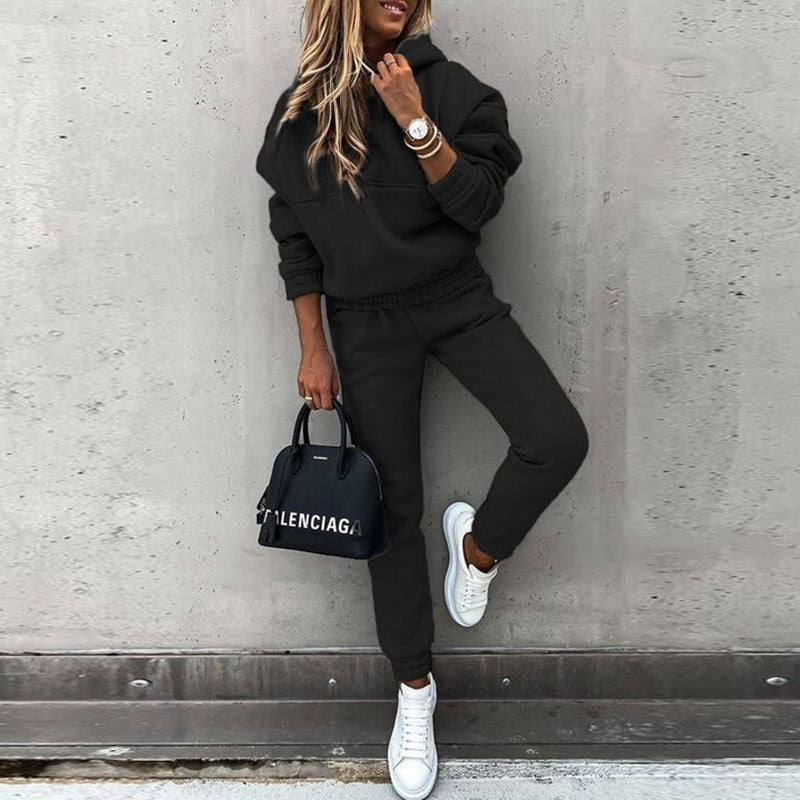 Dames Trainingspak Set Oversized Trui