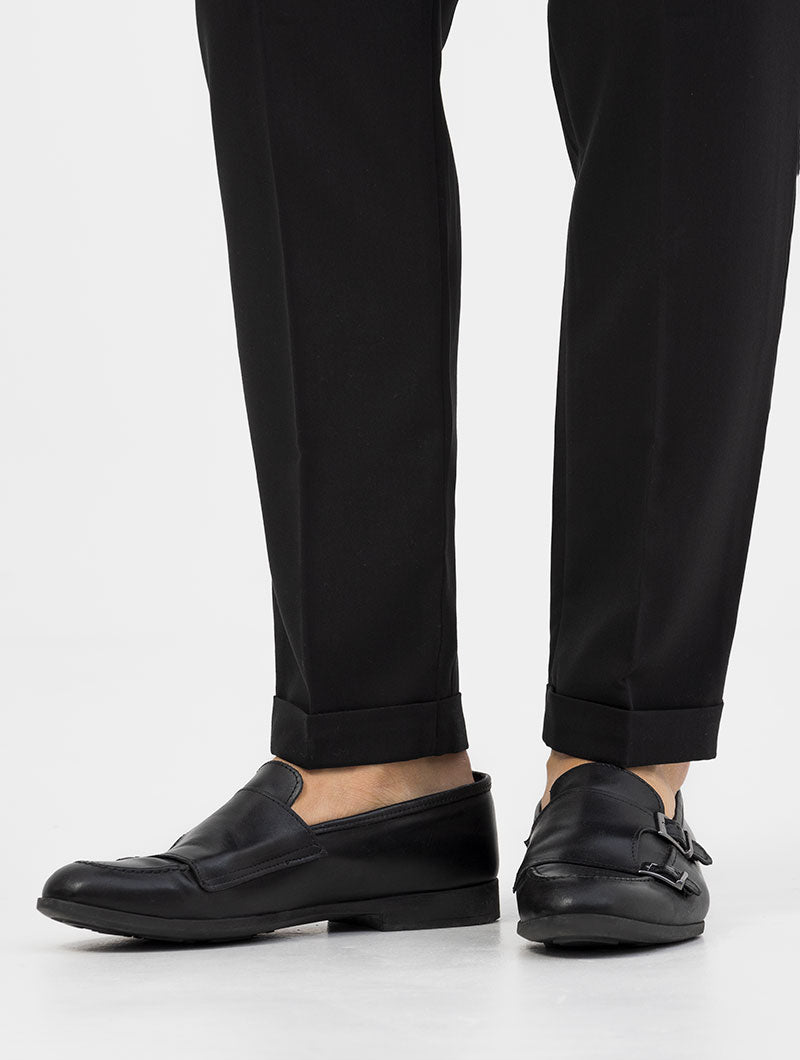 Heren Regular Fit Pantalon Met Hoge Taille