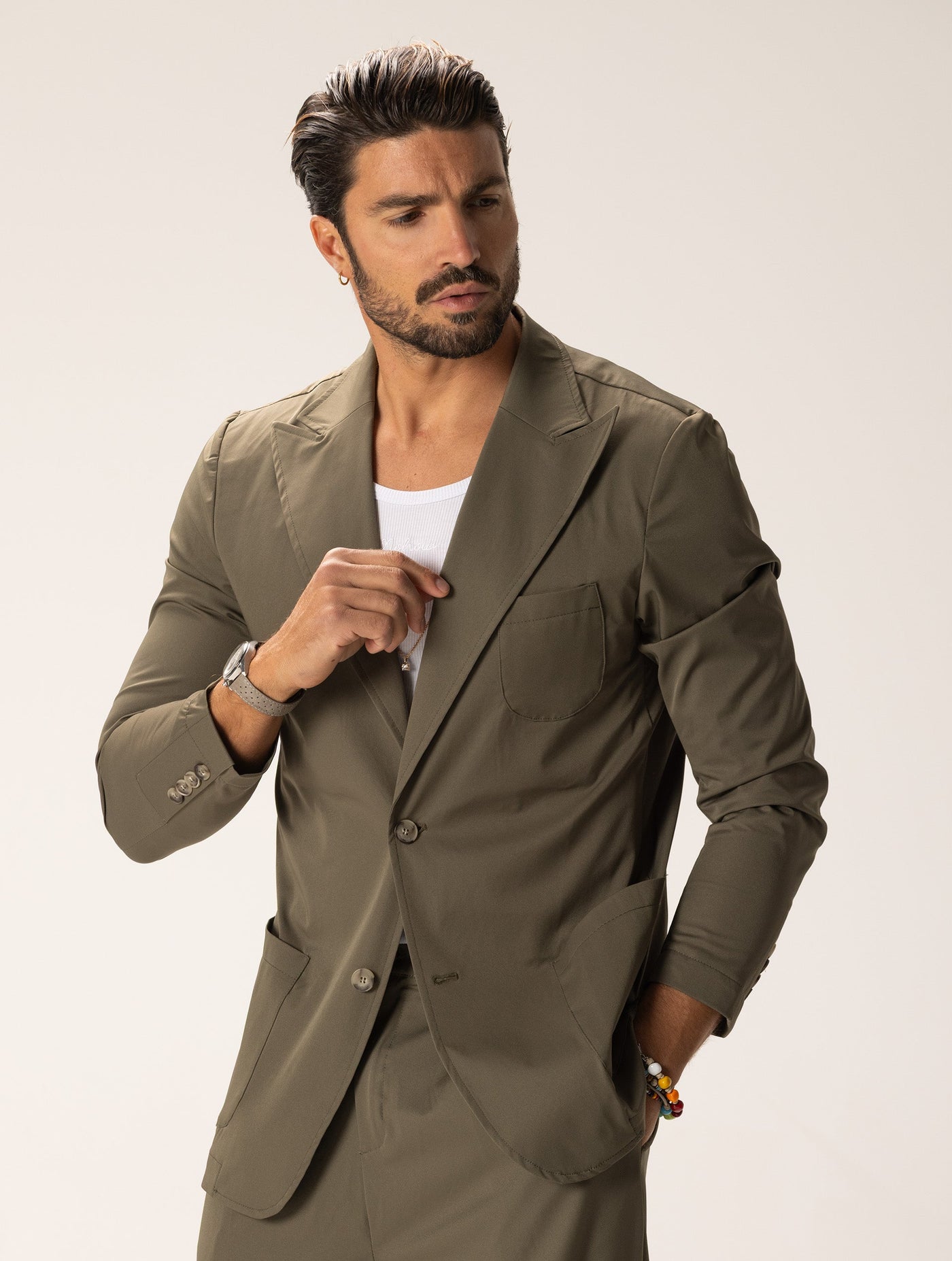 Heren Technical Blazer Slim Fit