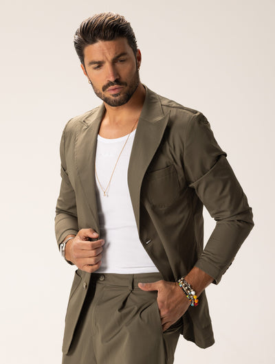 Heren Technical Blazer Slim Fit