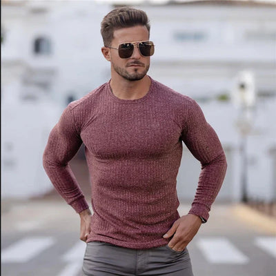 Heren Kasjmier Pullover Slim Fit