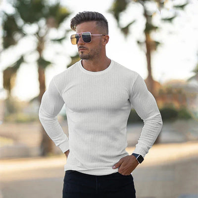 Heren Kasjmier Pullover Slim Fit