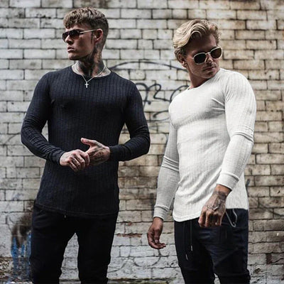 Heren Kasjmier Pullover Slim Fit