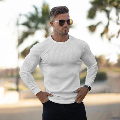 Heren Kasjmier Pullover Slim Fit