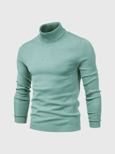 Heren turtleneck sweater katoen