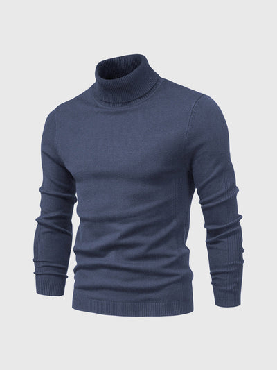 Heren turtleneck sweater katoen